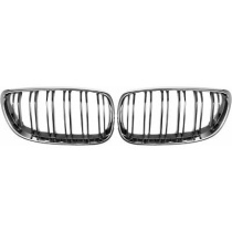 BMW 3-Serie E92/E93 06-10 Dubbelribbad Krom/Svart Sportgrill / Njurar Performance-Look DIEDERICHS